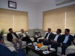 دیدار صمیمانه ریاست محترم دانشگاه فنی و حرفه ای با رییس اداره کار ، بخشدار و معاون  محترم فرماندار  جزیره ی قشم در خصوص زمین آموزشکده دختران و پسران این جزیره