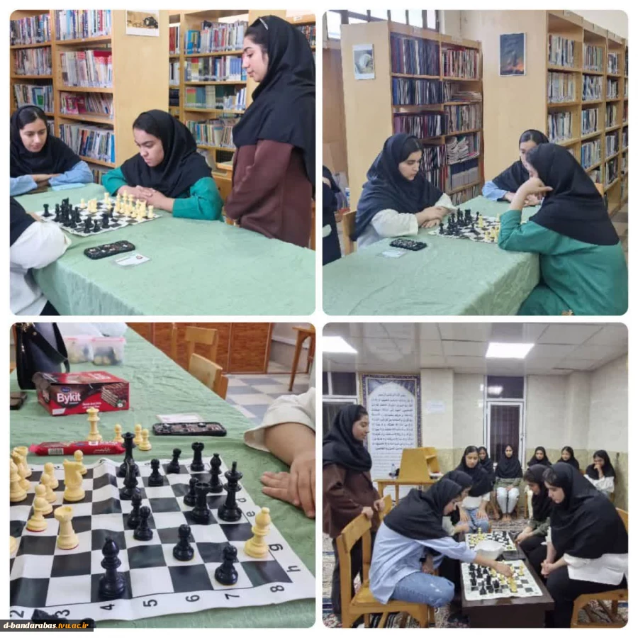 برگزاری مسابقه شطرنج به مناسبت هفته تربیت بدنی و ورزش 2
