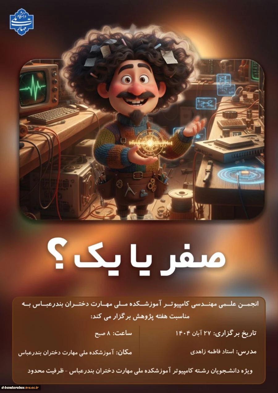 کارگاه آموزشی : صفر یا یک؟ 2